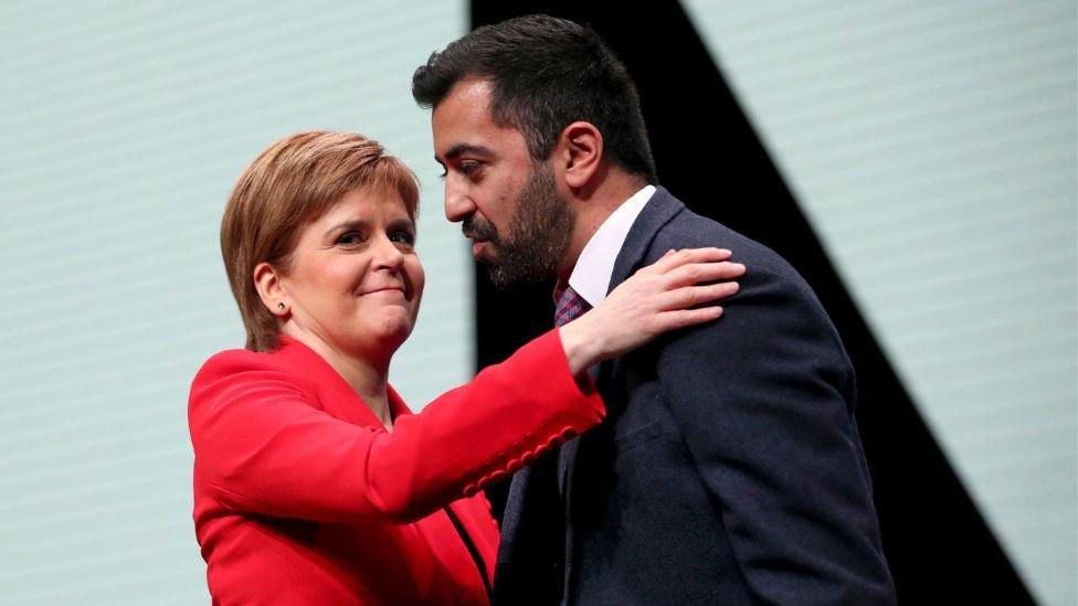 Nicola Sturgeon and Humza Yousaf