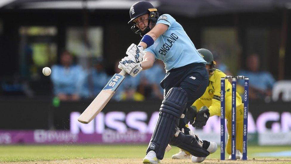 Heather Knight of England during the ICC Women's Cricket World Cup