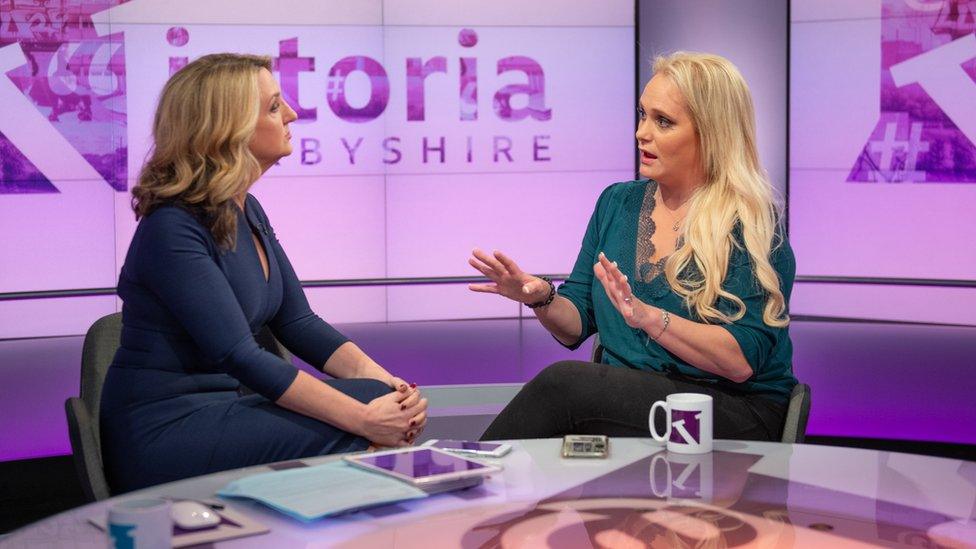 Jennifer Arcuri speaks to Victoria Derbyshire