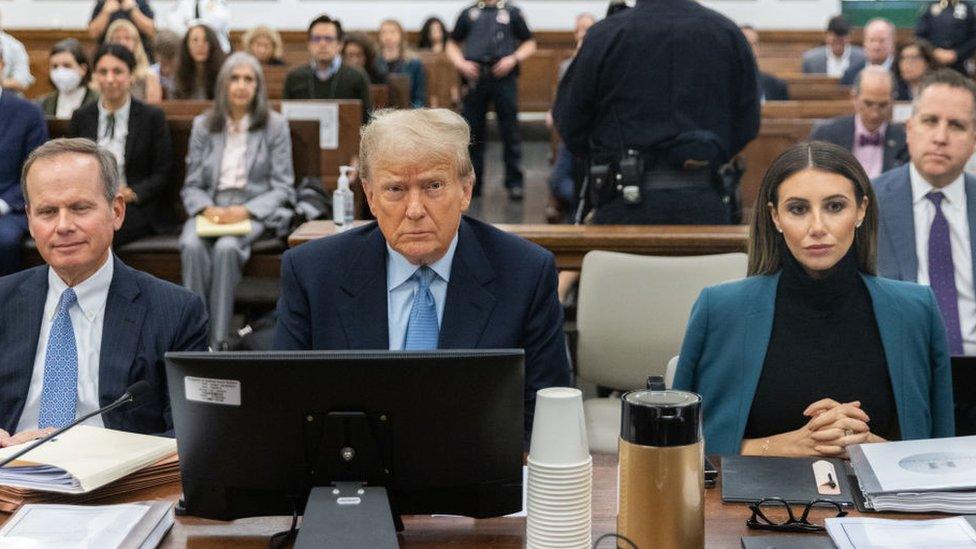 Donald Trump in court