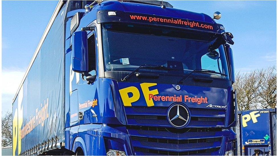 Perennial Freight lorry