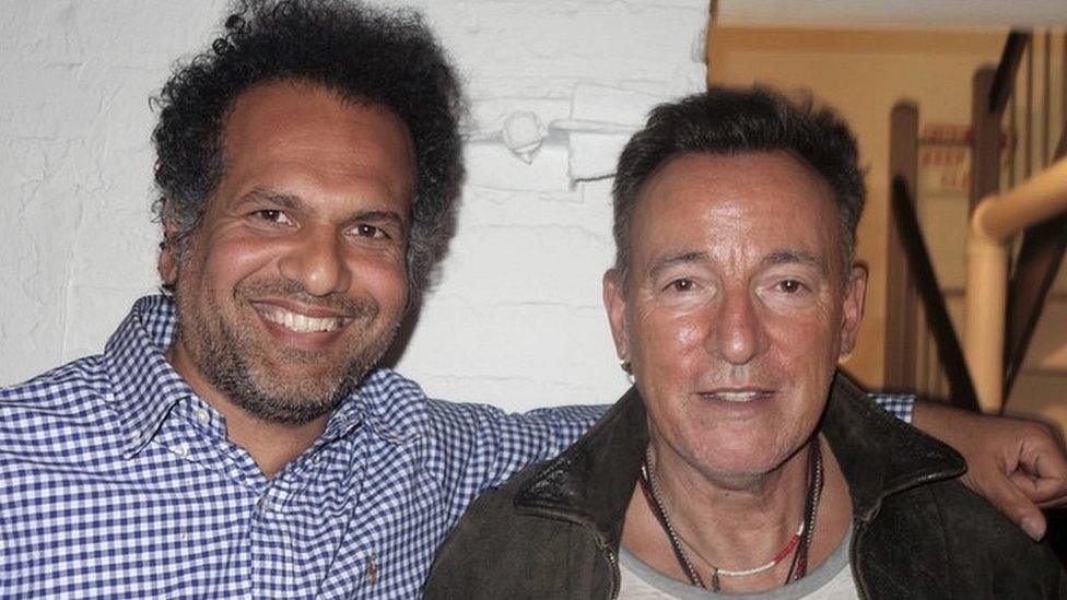 Sarfraz Manzoor and Bruce Springsteen