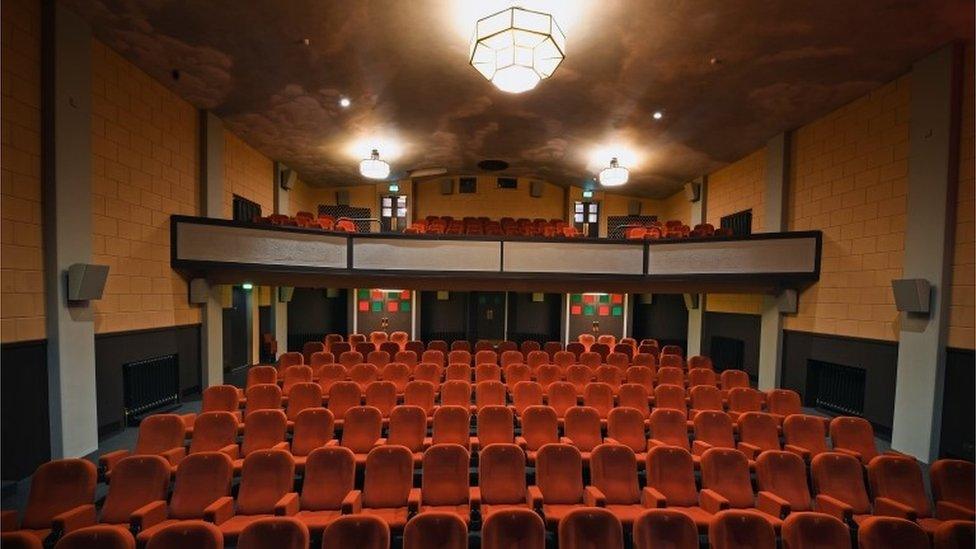 Interior of restored Campbeltown Picture House