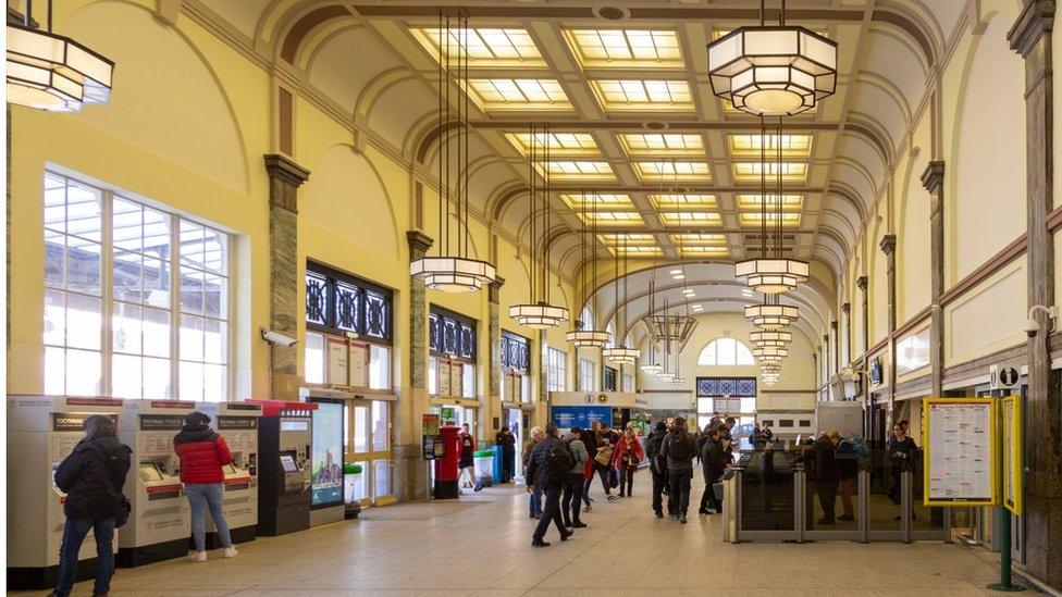 Cardiff Central station