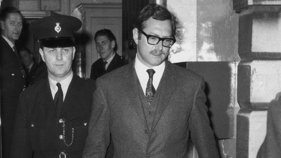 Bruce Reynolds in 1968 outside magistrates' court