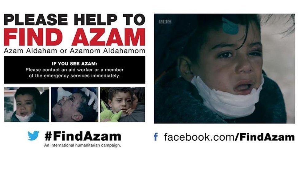 #FindAzam graphic