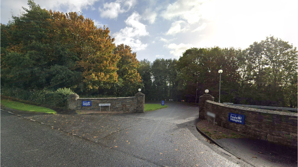 Entrance to Foyle Hospice