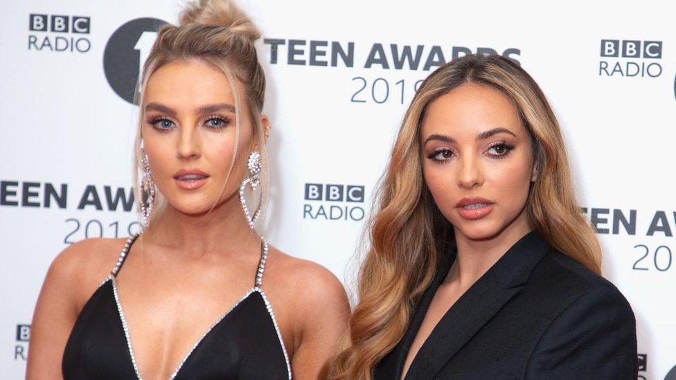 Little Mix singers Perrie Edwards and Jade Thirlwall