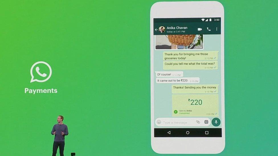 whatsapp payments