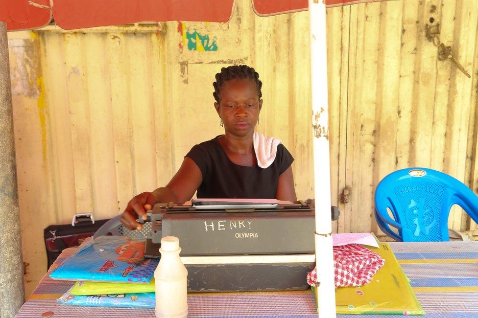 Street lawyer in Ghana