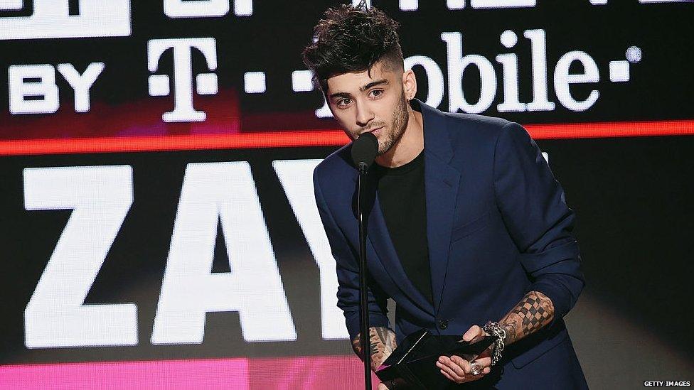 Zayn at American Music Awards