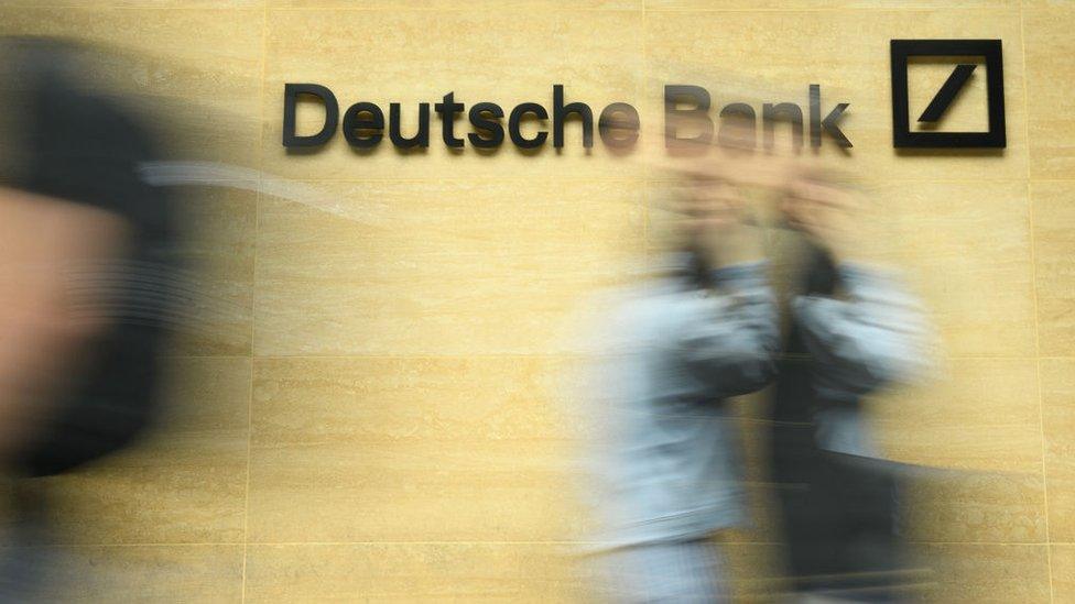 Deutsche Bank sign