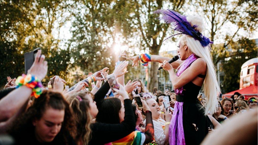 Alaska, from Ru Paul's Drag Race, headlined Pride in Hull this yea