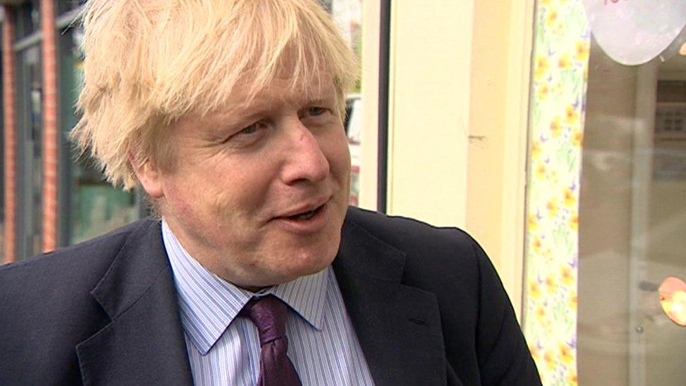 Mr Johnson has stuck by his comments made at the select committee on Wednesday