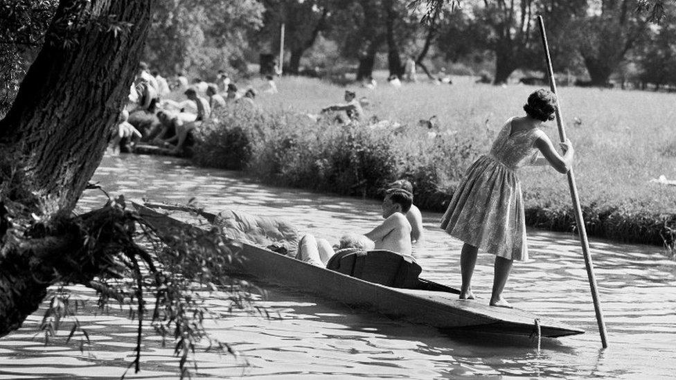 River Cam near Grantchester, 1960