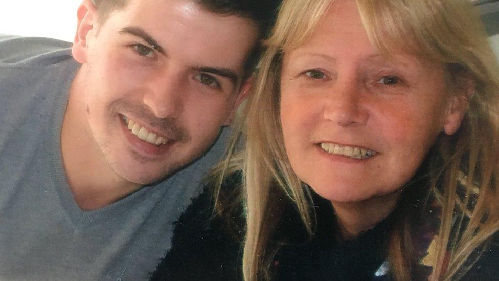 The last photo Angela Coen has of her and her son Arran before he died