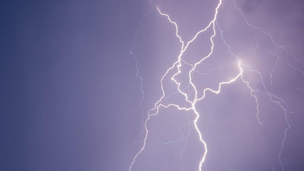 Lightning over Germany