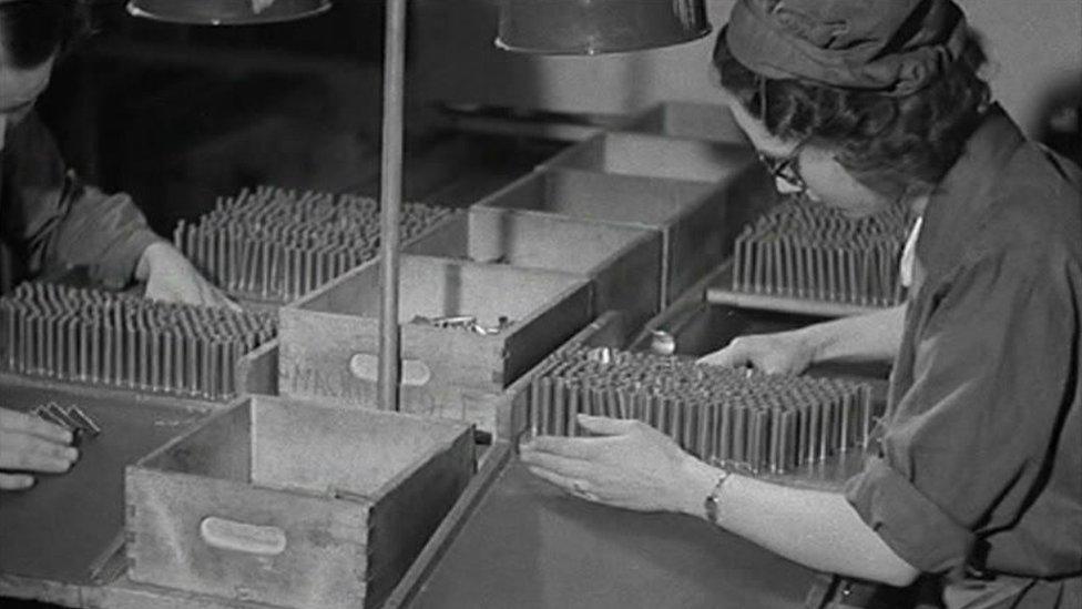 Women at work in factory