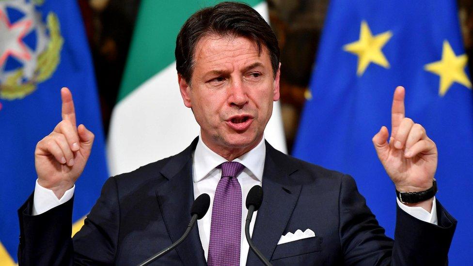 Italian Prime Minister Giuseppe Conte, 3 June 2019