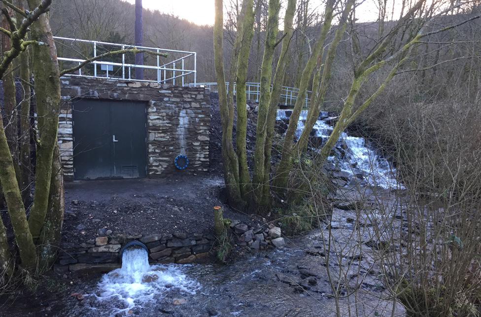 Community hydro project in Treherbert