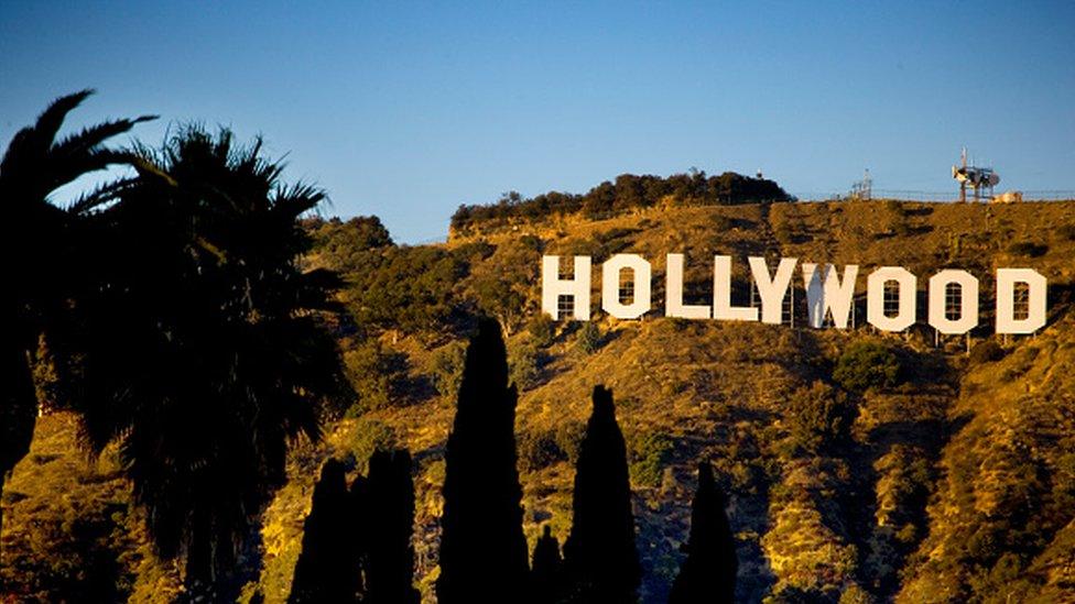 The Hollywood sign in Los Angeles