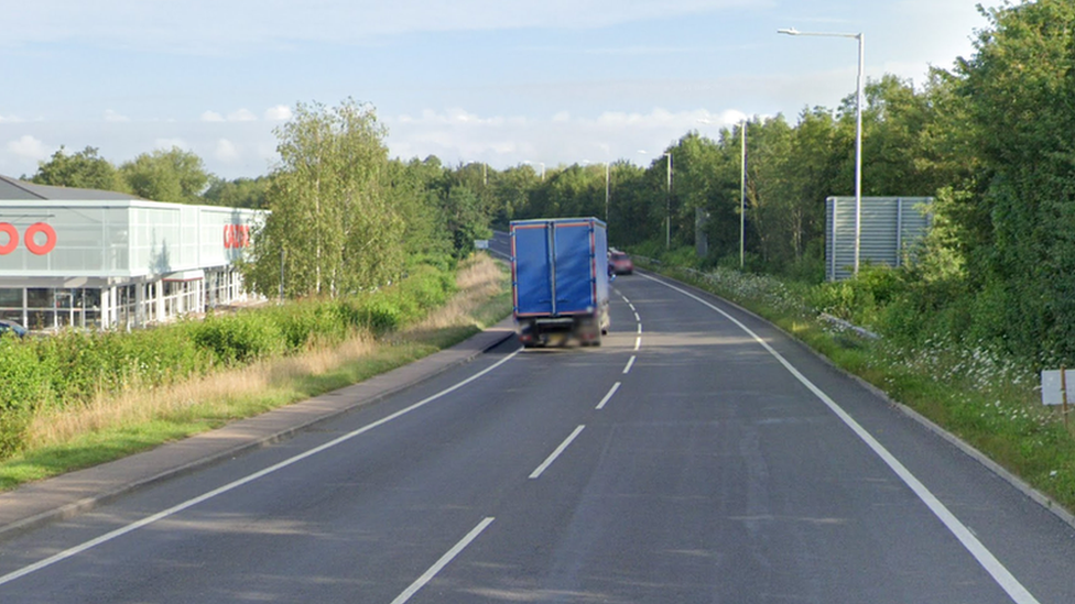 Woodgate Way, in the direction of Tonbridge, Kent