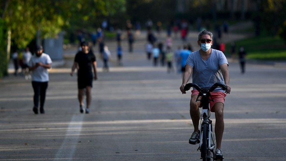 Retiro Park, Madrid, 25 May 20