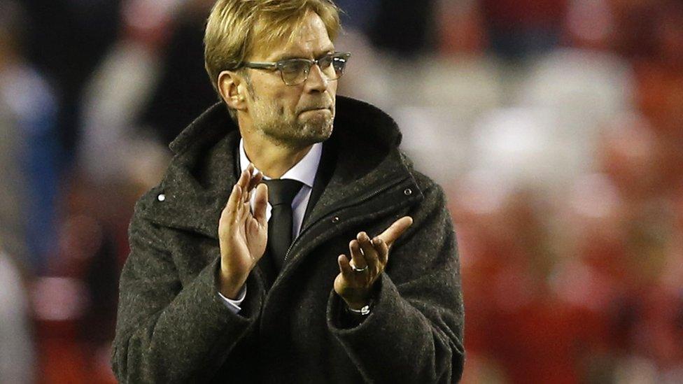 Jurgen Klopp at full-time