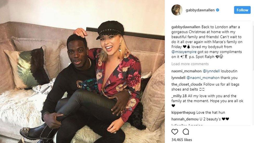 Marcel Somerville and Gabby Allen