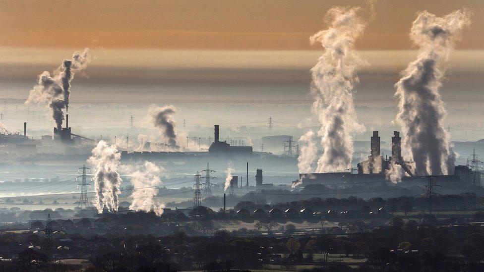 Deeside power station in Wales