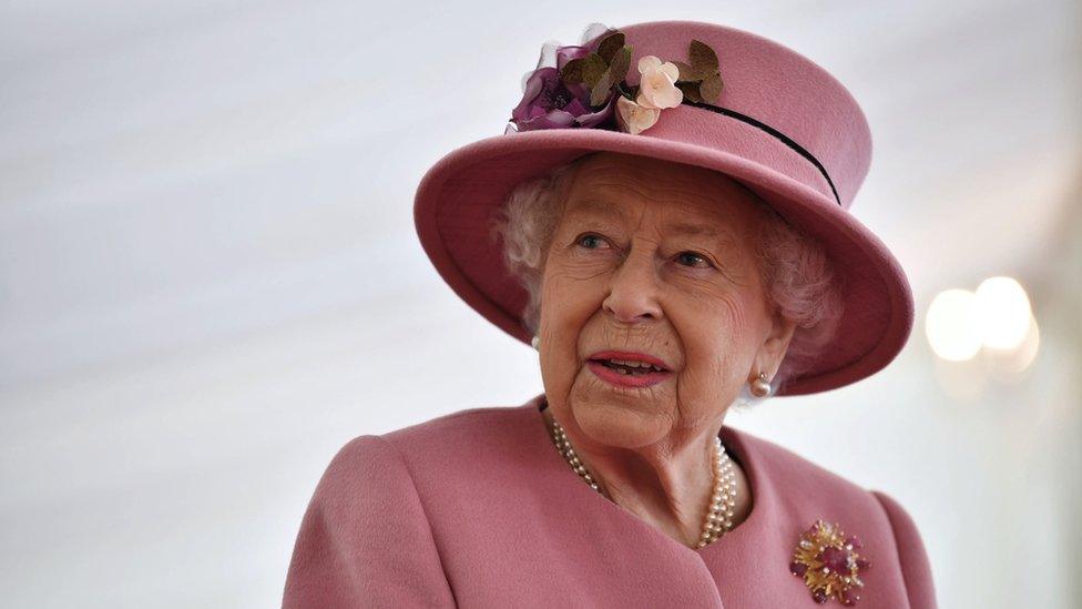 The Queen on her visit to Porton Down on 15 October