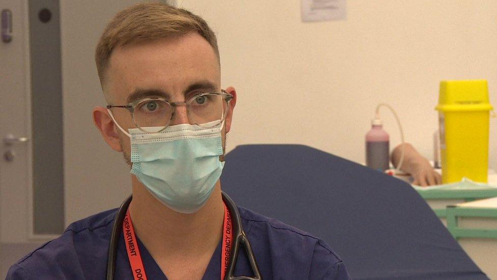 Matt Dawson, junior doctor at Manchester Royal Infirmary