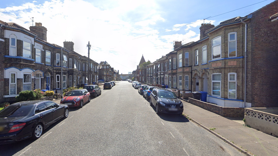 Regent Road in Lowestoft.