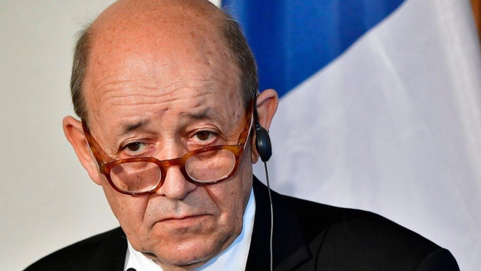 French Foreign Minister Jean-Yves Le Drian