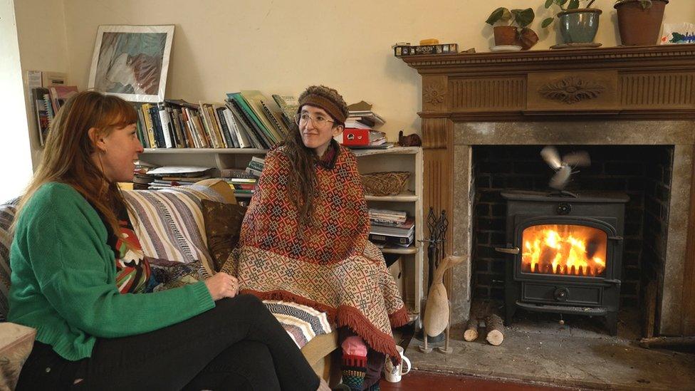 Joanna Blyden and Ailsa Hughes in Bryn Tyrnol