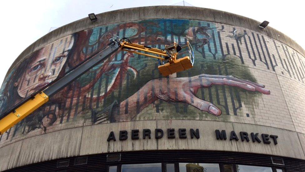 Nuart image in Aberdeen