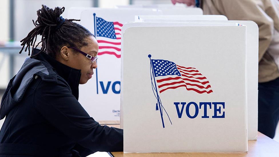 People vote in the 2016 Super Tuesday primary