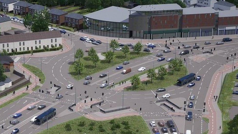 Chelmsford's Army and Navy hamburger roundabout plan is approved - BBC News