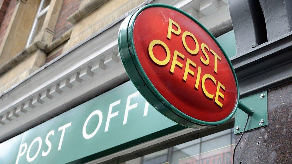 A Post Office sign