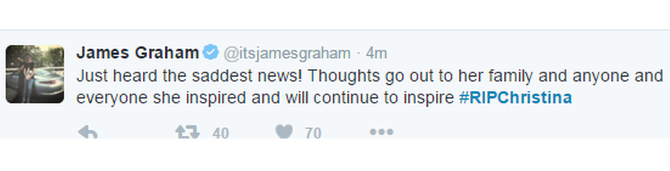 James Graham's tweet