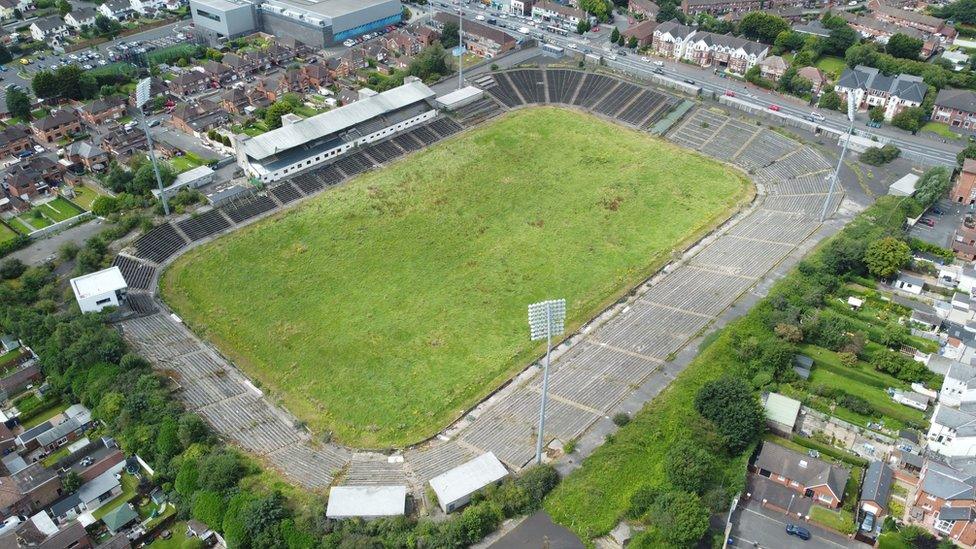 Casement Park in west Belfast