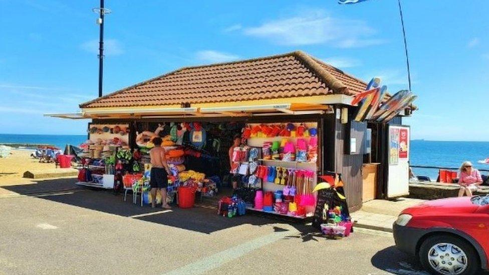 Ice cream kiosk