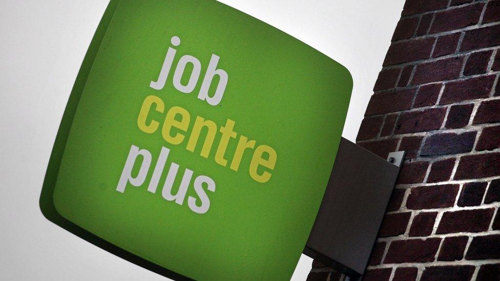 Job Centre sign