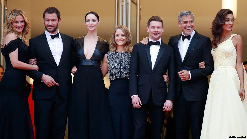 Cast of Money Monster at Cannes