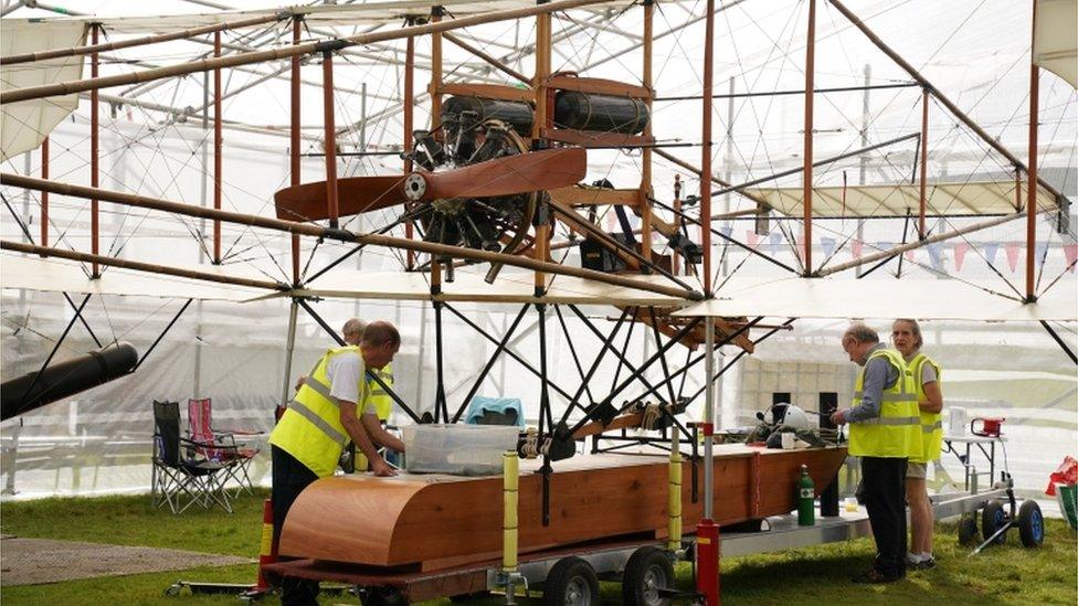 Waterbird replica aircraft