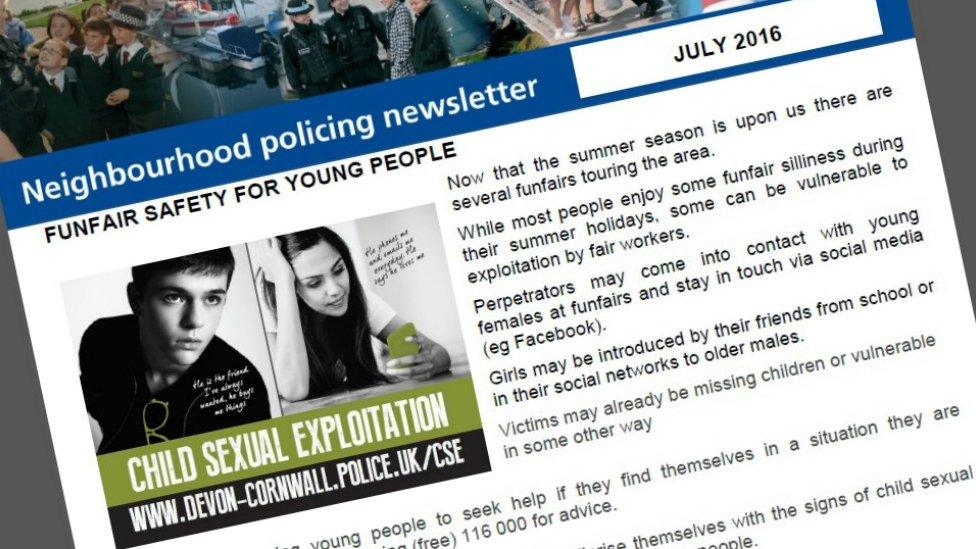 Neighbourhood police newsletter
