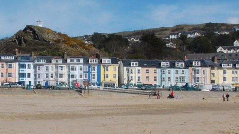 Aberdyfi sea front