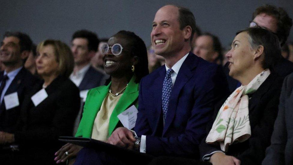 Prince William in the audience for Monday's Earthshot Prize Launchpad event