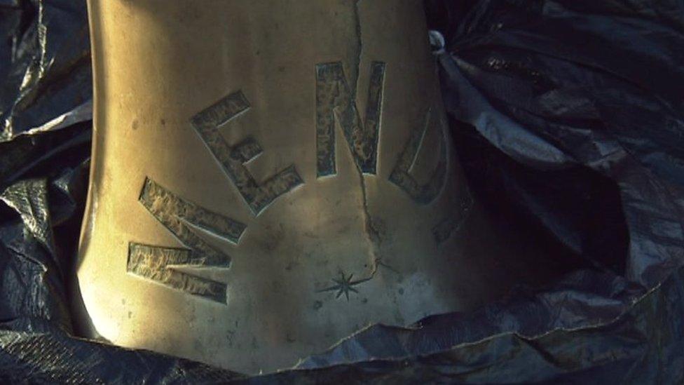 bell at Swanage Pier