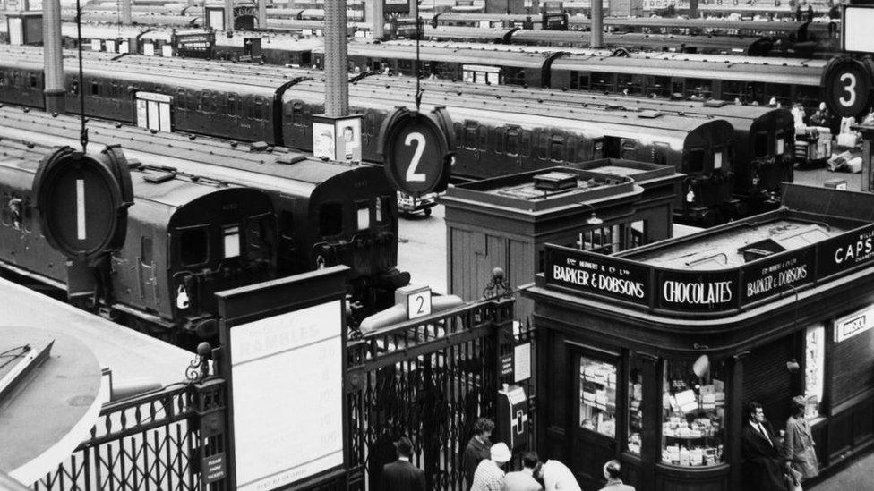 Trains at Waterloo